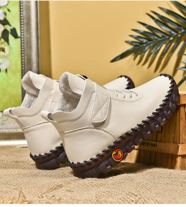 Cushioned Leather Flat Loafers – Comfortable Driving Shoes for Women - Shello's Creative Boutique