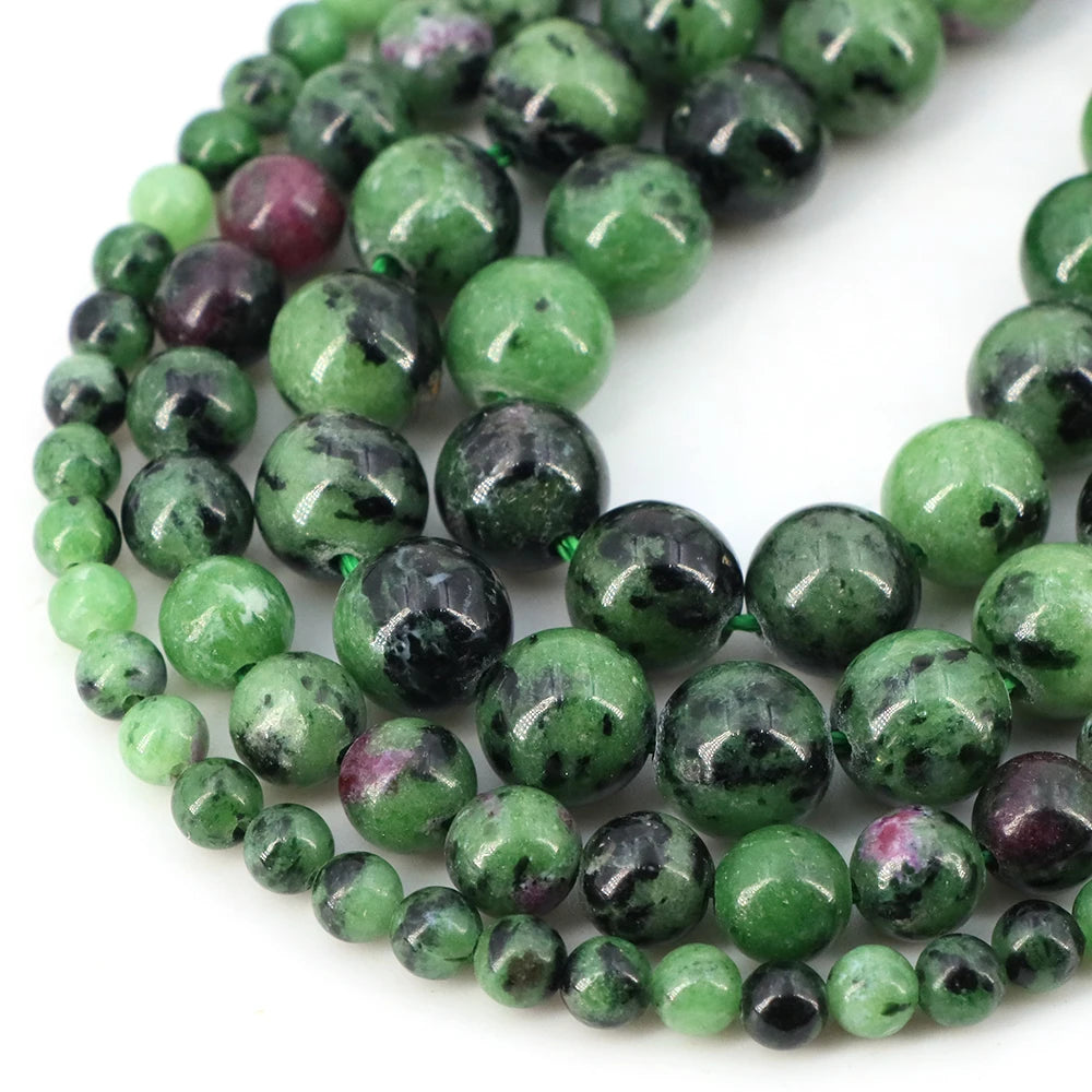 Natural Stone Beads for Jewellery Making – Blue Tiger Eye, Amethyst & Rose Quartz | 4/6/8/10mm