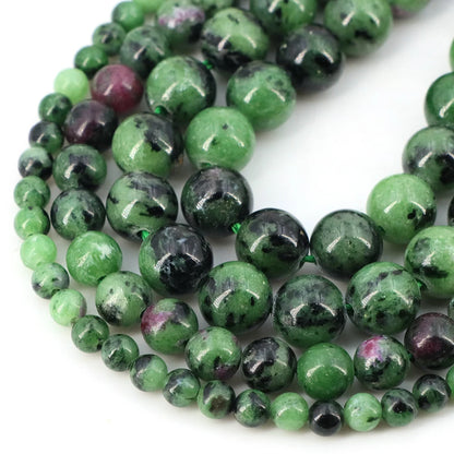 Natural Stone Beads for Jewellery Making – Blue Tiger Eye, Amethyst & Rose Quartz | 4/6/8/10mm