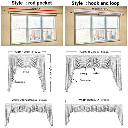 European High-End Luxury Blackout Curtains - Modern Minimalist Drapes for Living Room & Bedroom - Shello's Creative Boutique