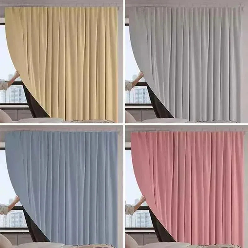High Shading Blackout Curtains - Bedroom & Living Room Privacy Drapes with Hooks - Shello's Creative Boutique