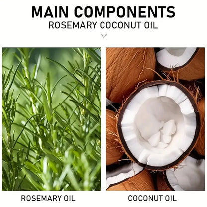Rosemary Oil Hair Growth Essential Coconut Oil Improve Hair Loss And Nourishes Strengthen Hair Roots Scalp Treatment Hair Care - Shello's Creative Boutique