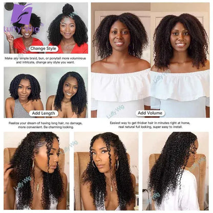 Double Drawn I Tip Hair Extensions - Afro Kinky Curly 3C/4A Mongolian Remy Human Hair Fusion - Shello's Creative Boutique