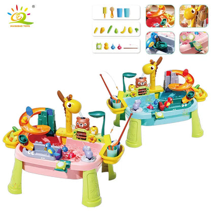 Children's kitchen toys electric fun water play water wash basin fishing dishwashing home role-playing baby early education toys Shello's Creative Boutique