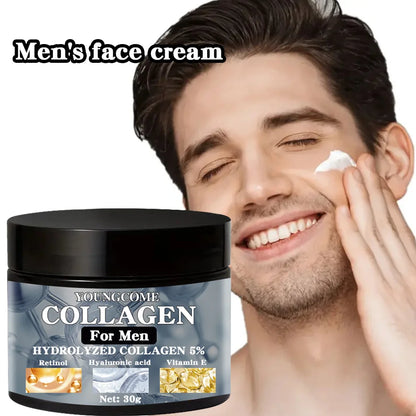 Men's Retinol Collagen Cream  Moisturizer Nourish Skin Care Products Anti-aging Facial Moisturizing Smooth Wrinkles Face Cream - Shello's Creative Boutique