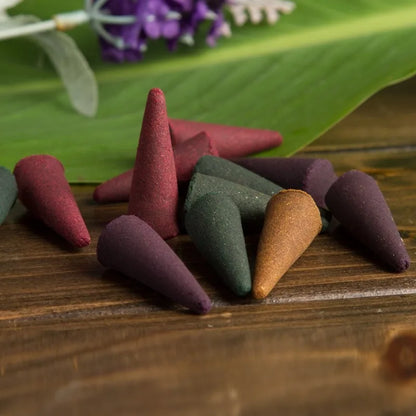 Sandalwood Tower Incense Cones - 15 Handmade Natural Cones