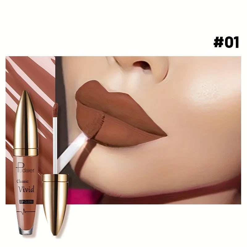 High Pigmented Matte Lip Glaze - Long-Lasting, Smudge Proof, Liquid Lipstick Makeup Valentine's Day Gifts, Women's Day Gift - Shello's Creative Boutique