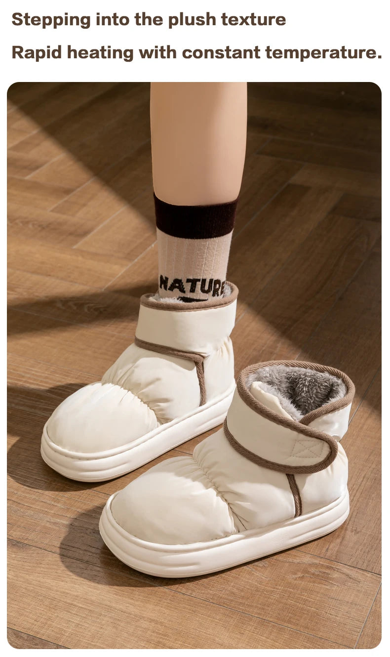 Unisex Winter Snow Boots - Waterproof Plush Anti-Slip Cotton Boots - Shello's Creative Boutique