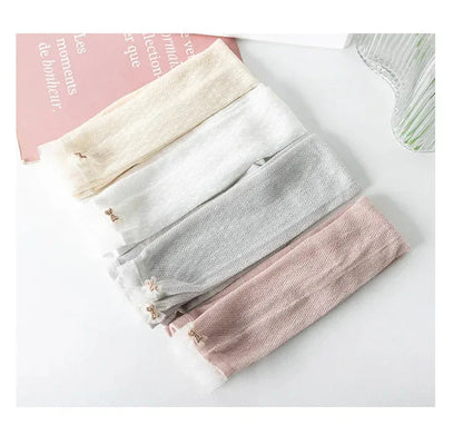 Soft Mesh Lace Summer Leggings for Girls – Hollow-Out Cotton Blend Pants (Ages 1–3) - Shello's Creative Boutique