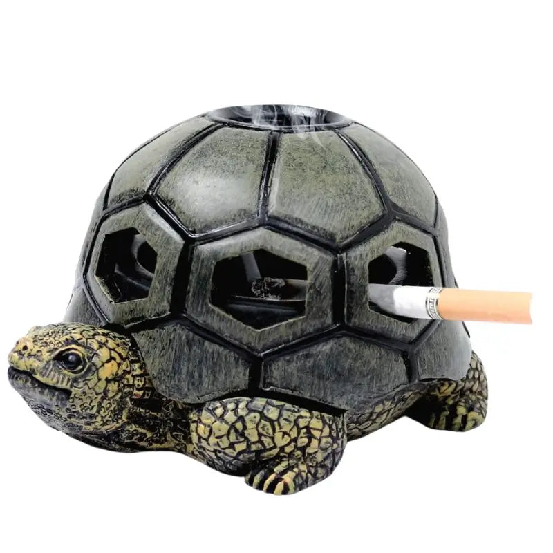 Turtle Outdoor Ashtray – Windproof Cigarette Ash Tray for Home & Office