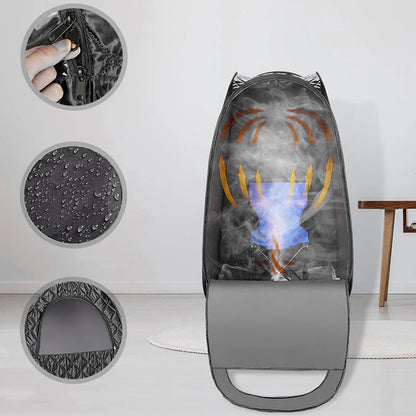 Portable Personal Steam Sauna Tent – Full Body Home Spa with Remote Control & Folding Chair