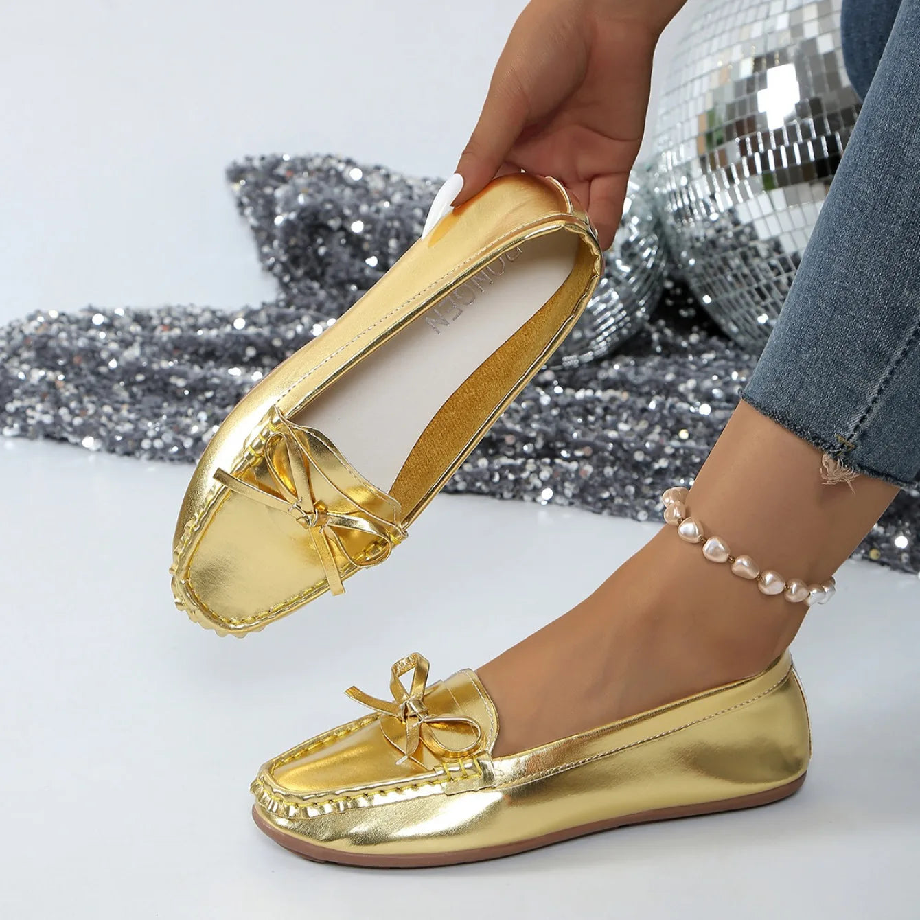 Ballet Flats - Classic Round Toe Loafers for Women - Shello's Creative Boutique