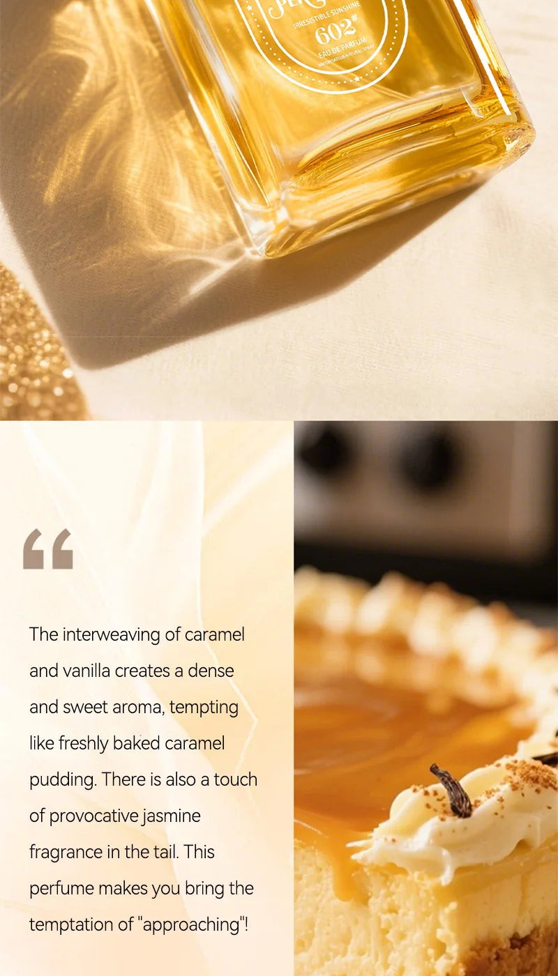 Women Perfume Long-lasting Fresh Caramel Vanilla - 10H Naturally Refreshing Romantic Encounter Gourmand Sweet EDP Spray - Shello's Creative Boutique