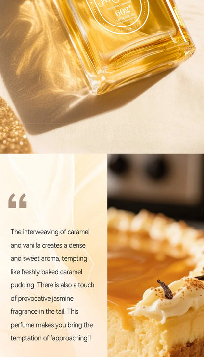 Women Perfume Long-lasting Fresh Caramel Vanilla - 10H Naturally Refreshing Romantic Encounter Gourmand Sweet EDP Spray - Shello's Creative Boutique
