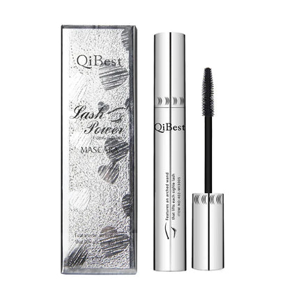 Qibest Silver Tube Mascara Waterproof Long & Curling Black Eyelashes Easy Removal No Dizziness Everlastingly Lasting - Shello's Creative Boutique