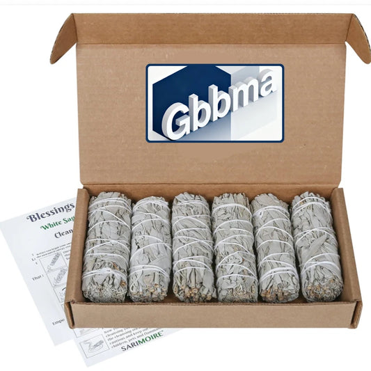 Natural White Sage Smudge Sticks - Home Purification & Energy Cleansing Bundles