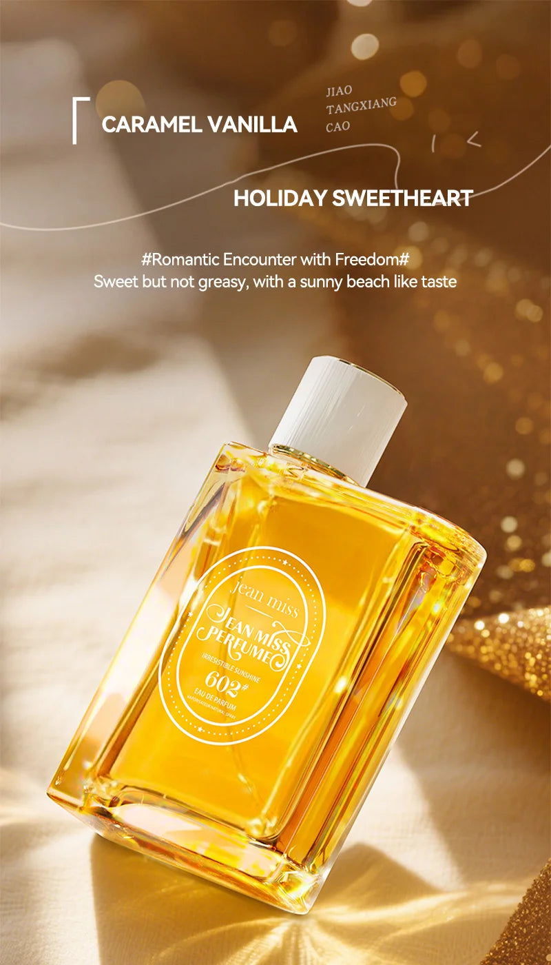 Women Perfume Long-lasting Fresh Caramel Vanilla - 10H Naturally Refreshing Romantic Encounter Gourmand Sweet EDP Spray - Shello's Creative Boutique