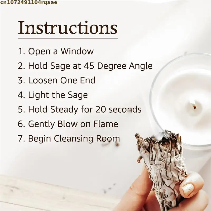 White Sage & Palo Santo Smudge Sticks Set - Natural Purification - Shello's Creative Boutique