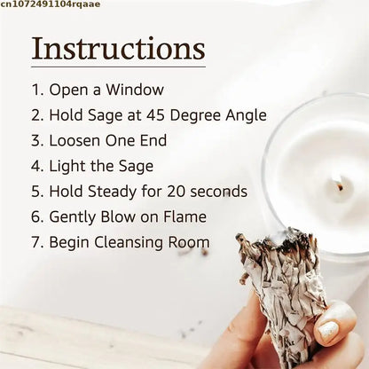 White Sage & Palo Santo Smudge Sticks Set - Natural Purification - Shello's Creative Boutique