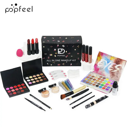 Professional Makeup Set Full Makeup Kit Eye Shadow Blush Foundation Face Powder Makeup Case Korean Cosmetic Christmas Gifts - Shello's Creative Boutique