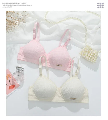 YSANSCA Women’s Seamless Sport Lingerie Set – Wire-Free Push-Up Bralette & Sexy Low Waist Panties