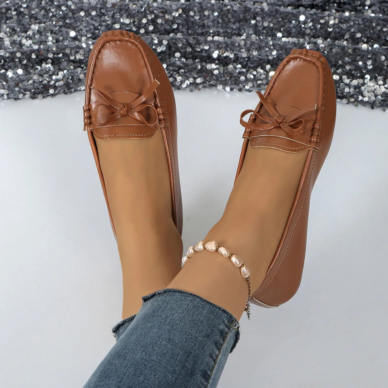 Ballet Flats - Classic Round Toe Loafers for Women - Shello's Creative Boutique