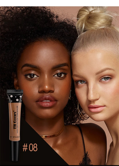 Nude Makeup Facial Foundation Waterproof Cover Blemish Base Fluid Concealer Oil Control Lasting Brighten Skin BB Cream Cosmetics - Shello's Creative Boutique
