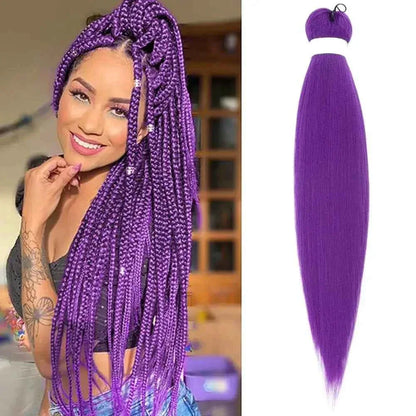 Pre-Stretched Braiding Hair 26" - Jumbo Braids Synthetic Hair for Crochet & Box Braids - Shello's Creative Boutique