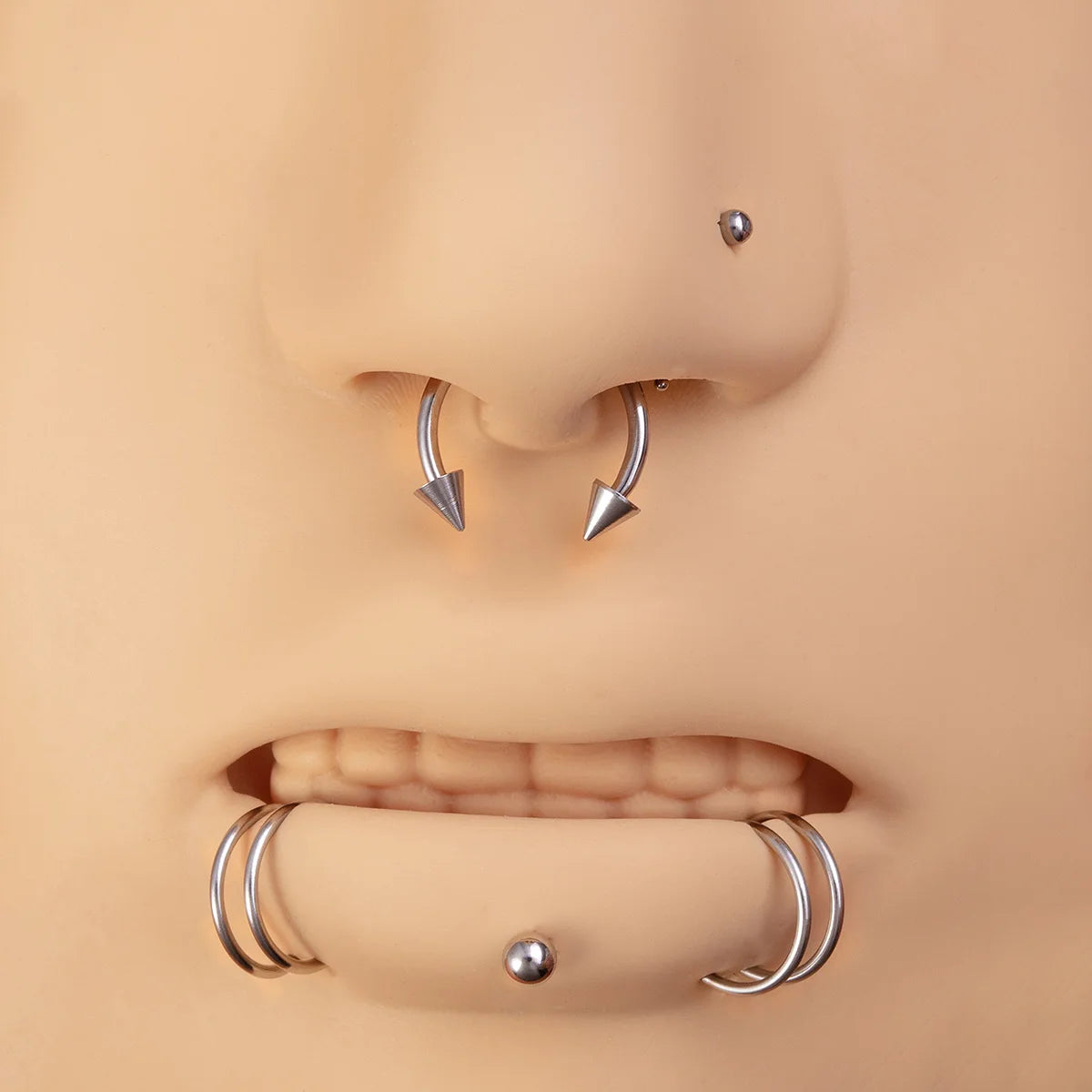 Body Piercing Jewellery Kit – Stainless Steel & Acrylic