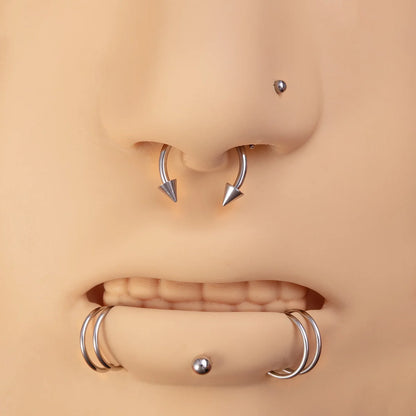 Body Piercing Jewellery Kit – Stainless Steel & Acrylic