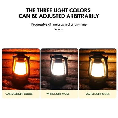 Retro Horse LED Desk Lamp - Rechargeable Atmosphere Light for Home & Camping - Shello's Creative Boutique