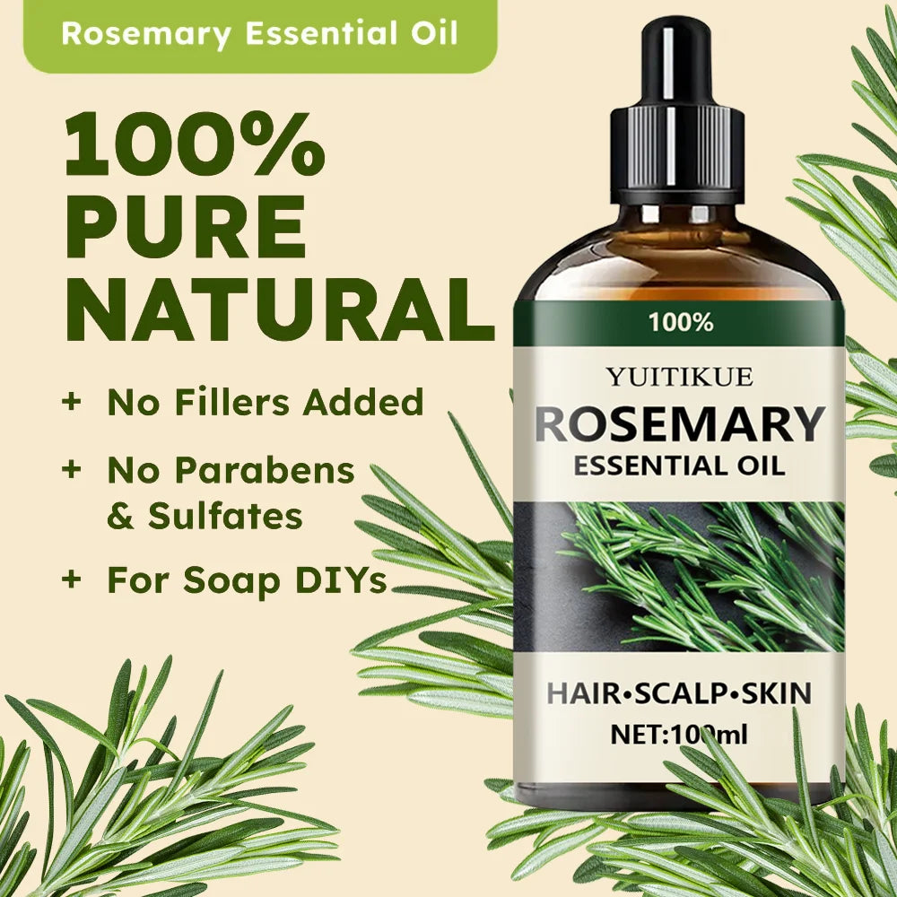 Rosemary Essential Oil Hair Conditioner - Scalp Care & Strengthening 100g - Shello's Creative Boutique