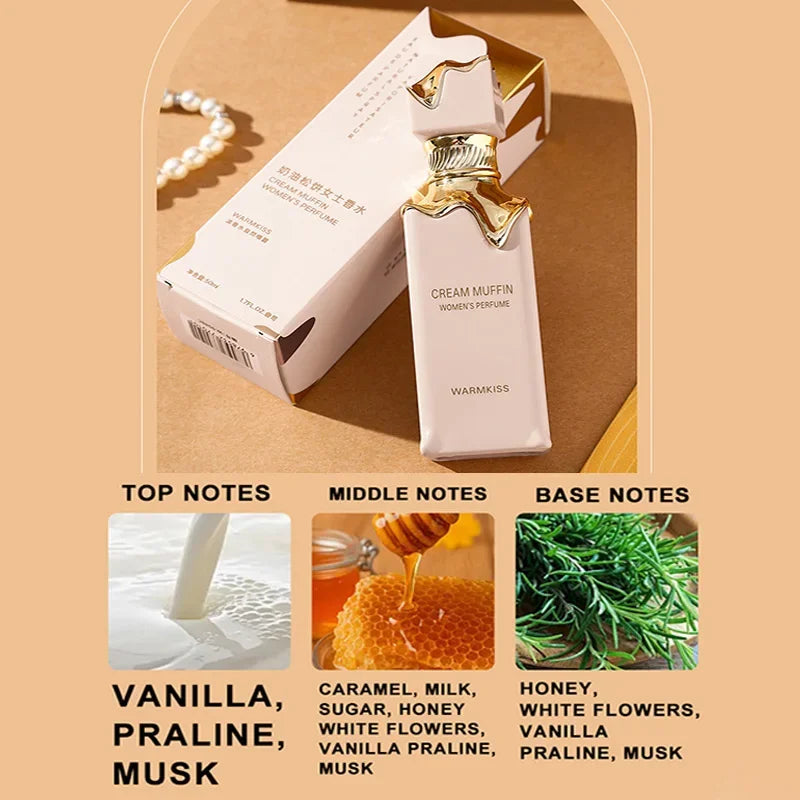 Arabian Senior Women's Perfume Rich Cream Muffin Caramel Vanilla Light Perfume Lasting Fresh Floral Fruity Fragrance Body Spray - Shello's Creative Boutique