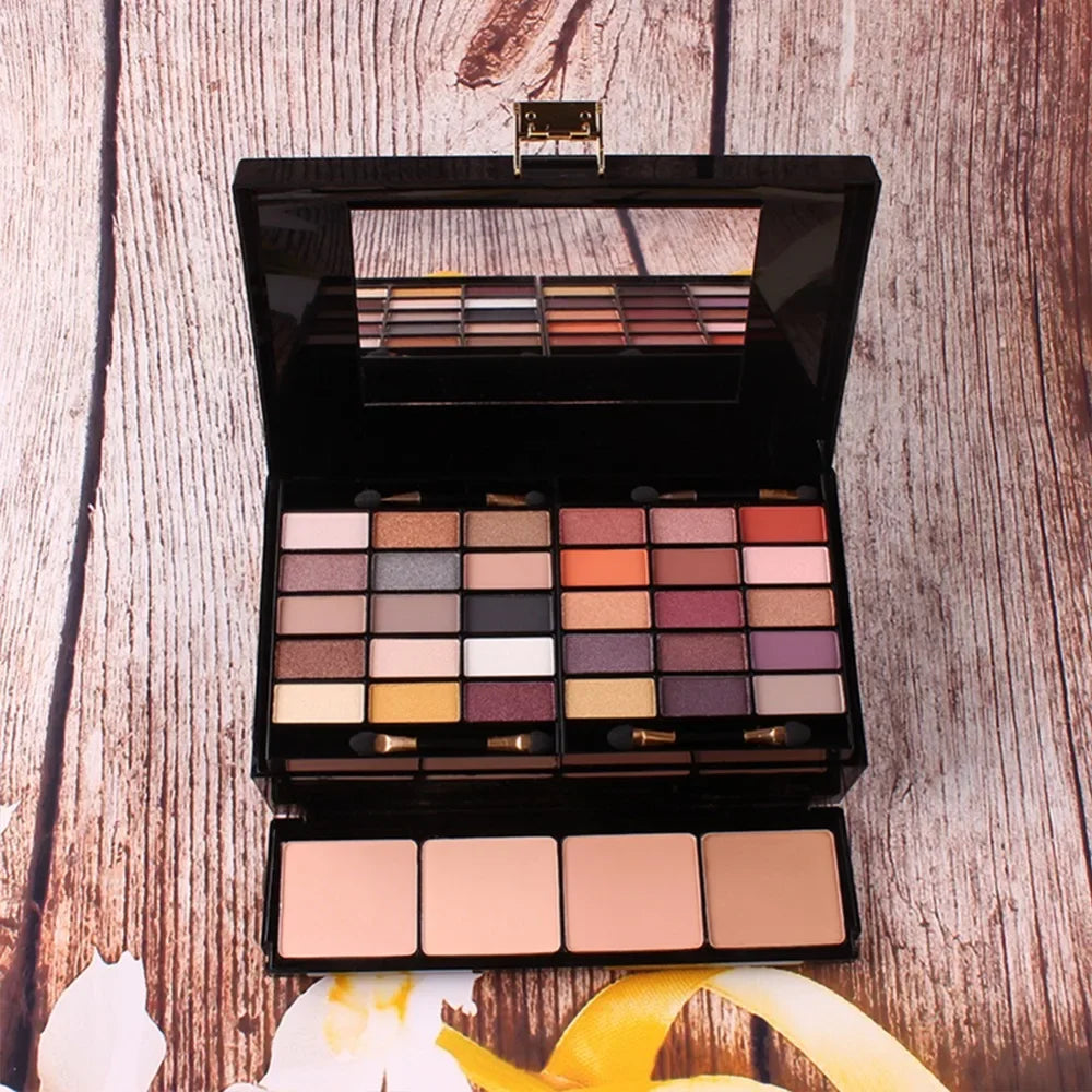 MISS ROSE Makeup Set Box Professional Eyeshadow Lip Gloss Stick Foundation Blush Powder Makeup Kit Maquiagem Cosmetics - Shello's Creative Boutique