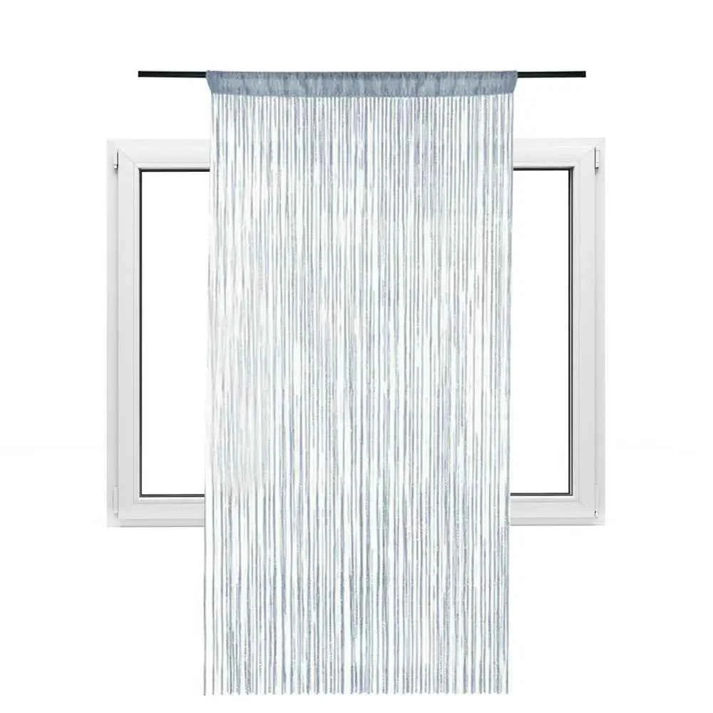 100*200CM Door Windows Hanging Beaded Decors Curtain String Summer Fly Insect Screen Tassel Panel Curtains Door Home Decor