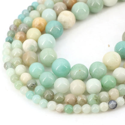 Natural Stone Beads for Jewellery Making – Blue Tiger Eye, Amethyst & Rose Quartz | 4/6/8/10mm