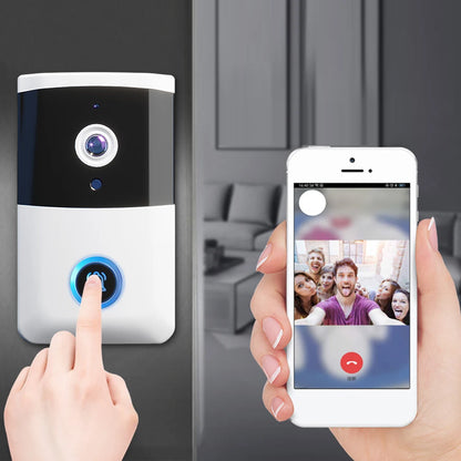 WiFi Wireless Video Doorbell with Night Vision & Two-Way Audio