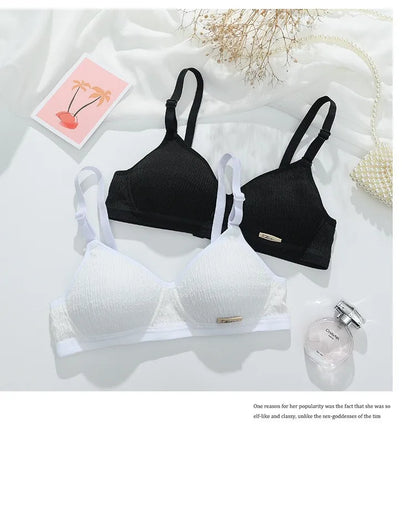 YSANSCA Women’s Seamless Sport Lingerie Set – Wire-Free Push-Up Bralette & Sexy Low Waist Panties