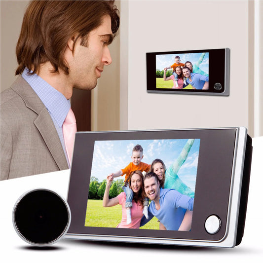 3.5 Inch LCD HD Door Peephole Camera with 120° Wide Angle & 2MP CMOS Sensor