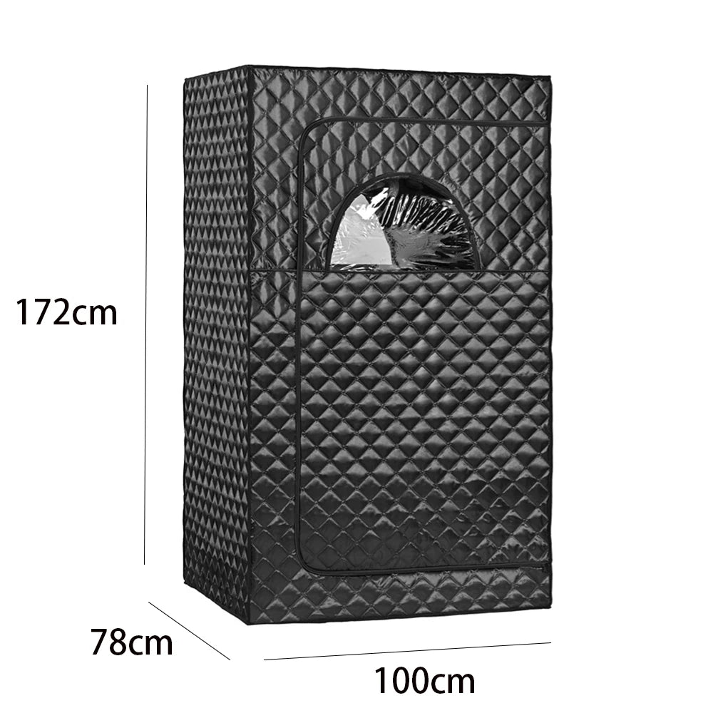 Portable Steam Sauna Tent – 3/4L 1000/2000W Home Spa with Remote Control & Folding Chair