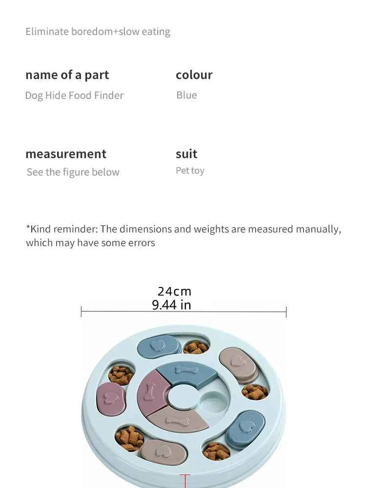 Pet Feeder Dog Educational Toys Increase Puppy Intellectual Food Dispenser Interactive Educational Feeding Toys