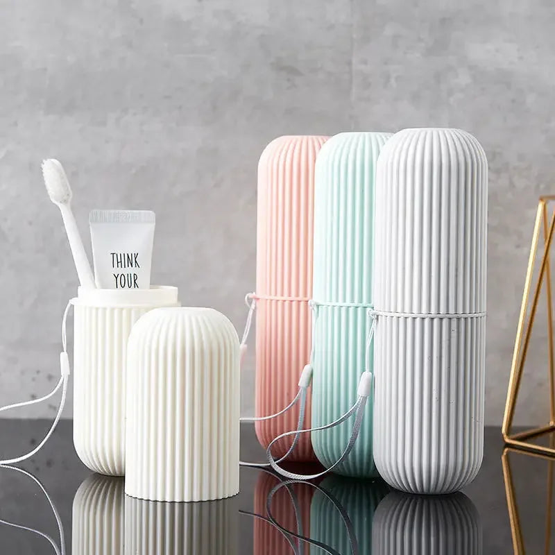 Portable Toothpaste Toothbrush Protect Holder Case Travel Camping Storage Box Protect Toothbrush Toothpaste from Dirt and Damage - Shello's Creative Boutique