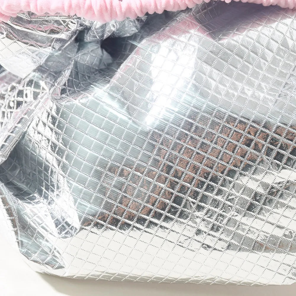 Self-Heating Steam Hair Mask Cap – Tin Foil Shower Cap for Deep Conditioning & Hair Treatment