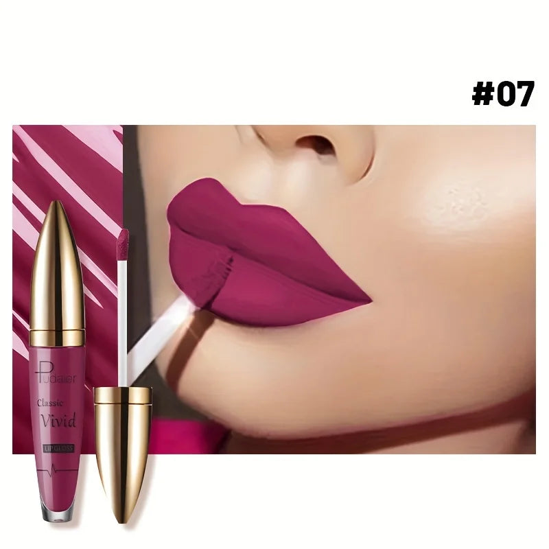 High Pigmented Matte Lip Glaze - Long-Lasting, Smudge Proof, Liquid Lipstick Makeup Valentine's Day Gifts, Women's Day Gift - Shello's Creative Boutique