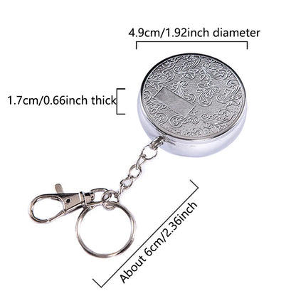 Mini Portable Stainless Steel Ashtray With Lid – Pocket & Car Ashtray for Travel