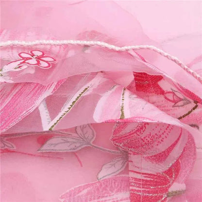 Beeinch Floral Tulle Curtains - Modern Sheer Window Panels for Living Room & Bedroom - Shello's Creative Boutique