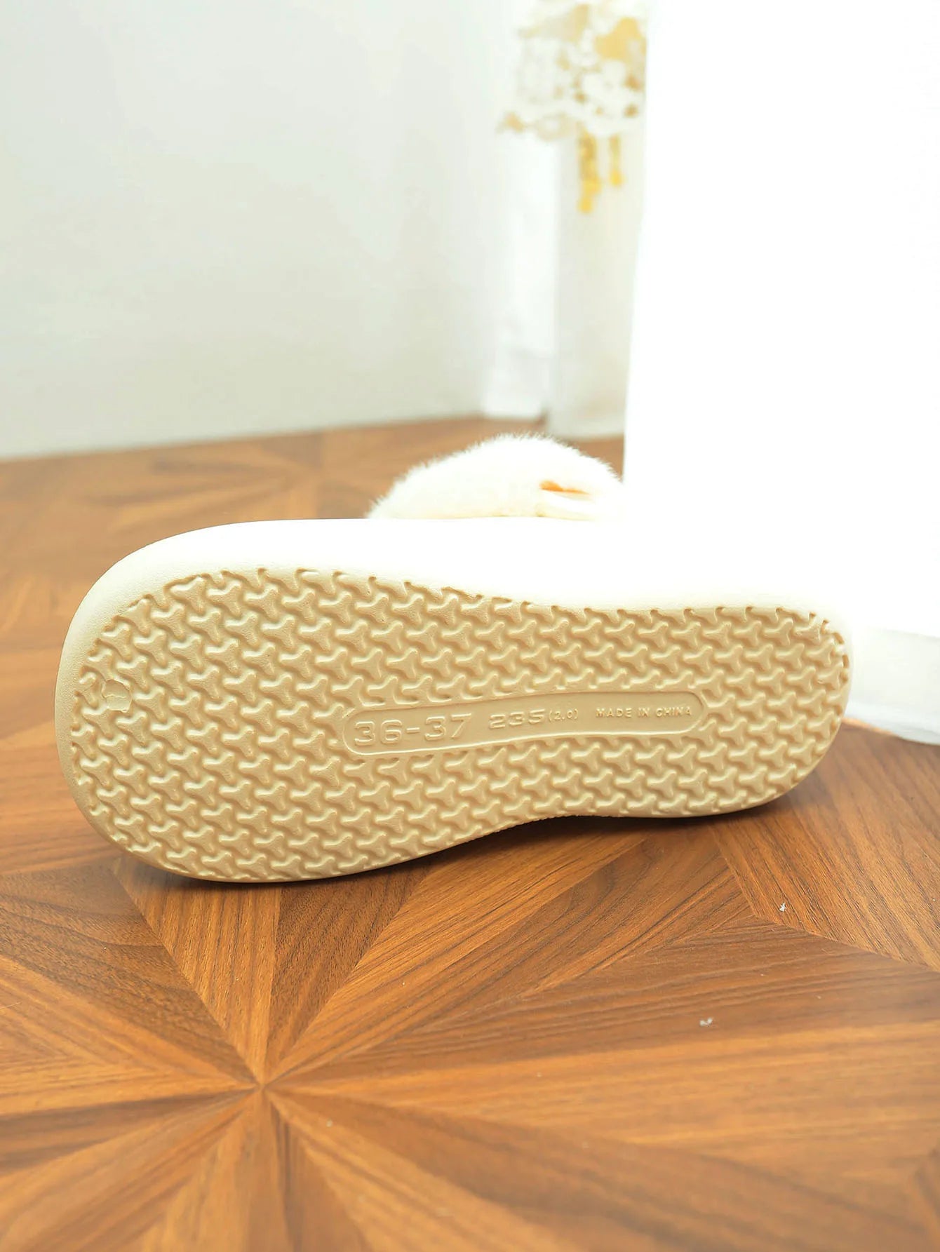 Women's Plush High Heel Slippers 2025 - Thick Soft-Soled Winter Garden Shoes