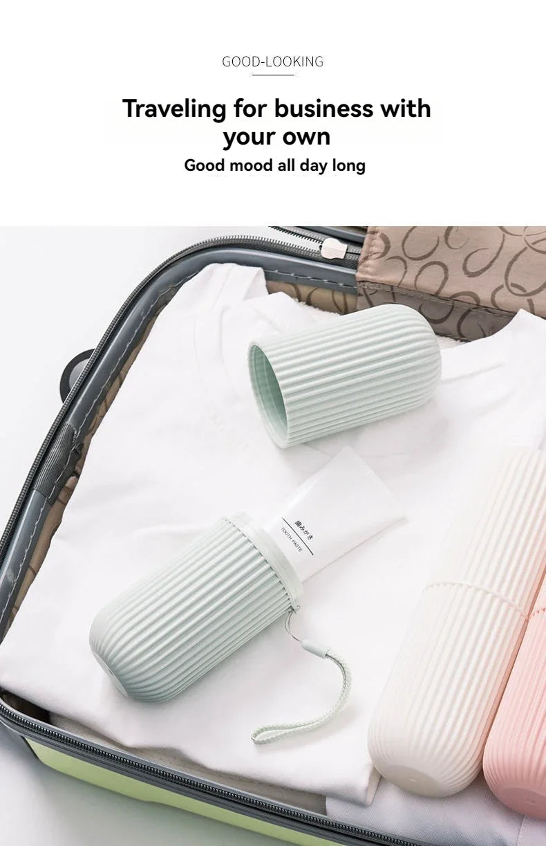 Portable Toothpaste Toothbrush Protect Holder Case Travel Camping Storage Box Protect Toothbrush Toothpaste from Dirt and Damage - Shello's Creative Boutique