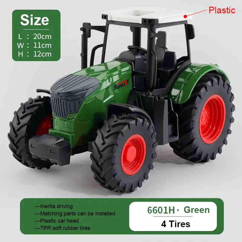 Children’s Toy Tractor Car – Multiple Diecast Models & Accessories - Shello's Creative Boutique