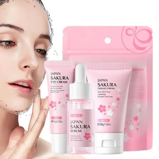 Sakura Face Skincare Set - Complete Moisturising & Anti-Aging Collection - Shello's Creative Boutique